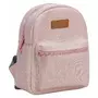 Rucsac pentru copii, FreeON, Small animals, Cu doua compartimente, Cu bretele reglabile, Deminsiune 21 x 9 x 27 cm, Dusty Pink - 1