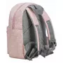 Rucsac pentru copii, FreeON, Small animals, Cu doua compartimente, Cu bretele reglabile, Deminsiune 21 x 9 x 27 cm, Dusty Pink - 7