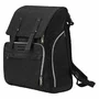 Rucsac pentru mamici, FreeON, Black Edition, Cu salteluta de schimbat scutece, Spatios, Cu buzunare laterale, Negru - 1