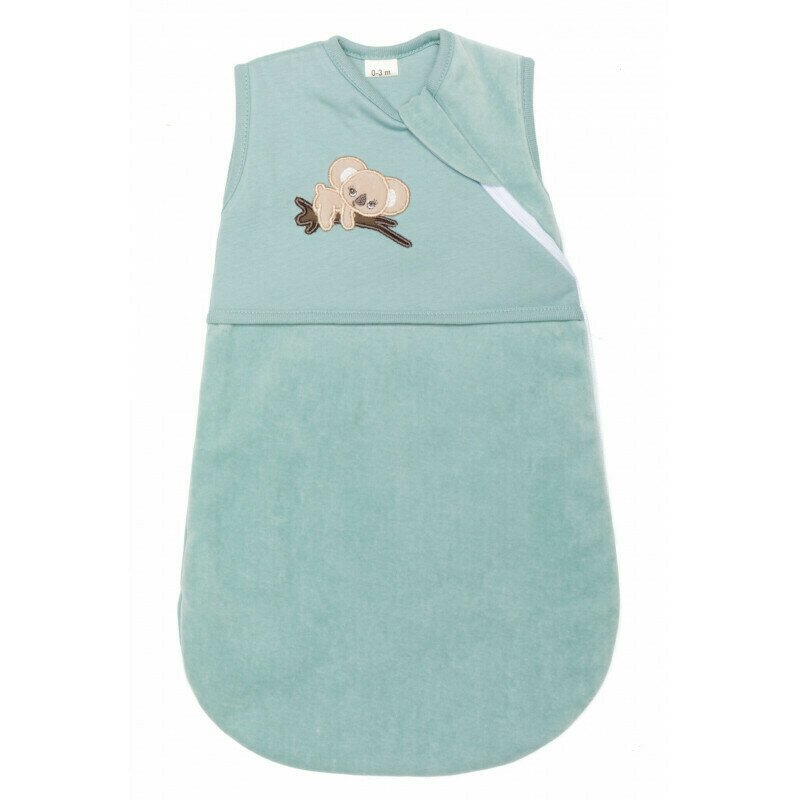 Fillikid - sac de dormit bio organic aqua, koala, 55 cm.