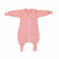 Kidsdecor - Sac de dormit cu picioruse si maneci Pink Star - 80 cm, 3 Tog - Iarna