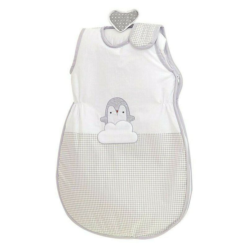 Pj Baby - Sac de dormit fara maneci Pinguin Cu broderie, 98 cm, 92x54 cm