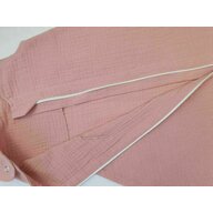 KidsDecor - Sac de dormit din Muselina Blushing Pink 95 cm
