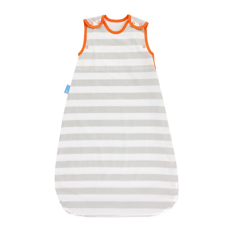 Gro - sac de dormit, dungi orizontale gri, 0.5 tog, 6-18 luni