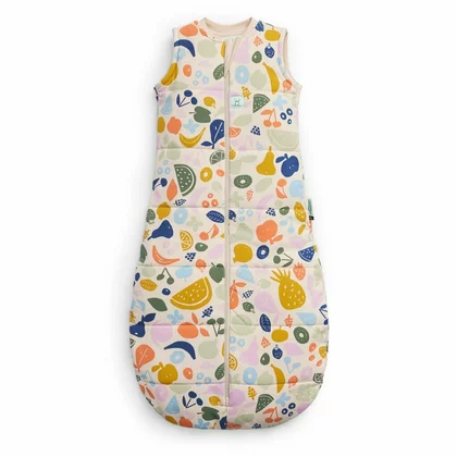 Sac de dormit, ErgoPouch, Jersey, 3-12 luni, 6-10 kg, TOG 2.5, Bumbac organic, Fermoar bidirectional, Lavabil la masina, Croiala slim fit, Certificat non-toxic, Premiat in Australia, Multicolor