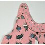 KidsDecor - Sac de dormit Iepurasi visatori jersey roz 70 cm - 3