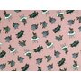 KidsDecor - Sac de dormit Iepurasi visatori jersey roz 70 cm - 4