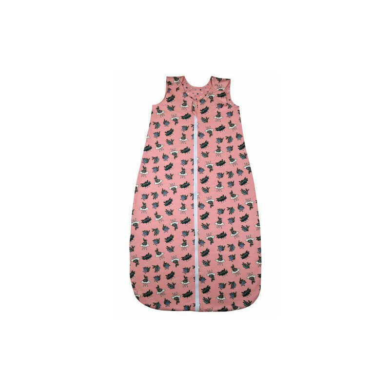 Kidsdecor - sac de dormit iepurasi visatori jersey roz 85 cm
