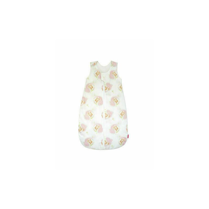 Kidsdecor - sac de dormit fara maneci pink bear's dream 95 cm din bumbac, 95x36 cm, 12-24 luni, tog 1.0