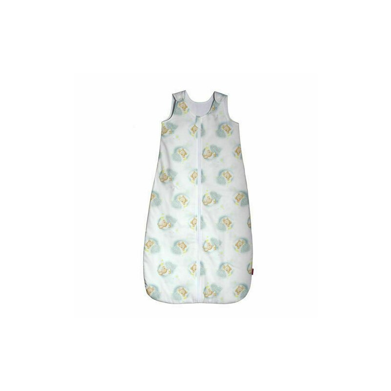 Kidsdecor - sac de dormit fara maneci blue bear's dream 130 cm din bumbac, 130x42 cm, 3-5 ani, tog 0.5