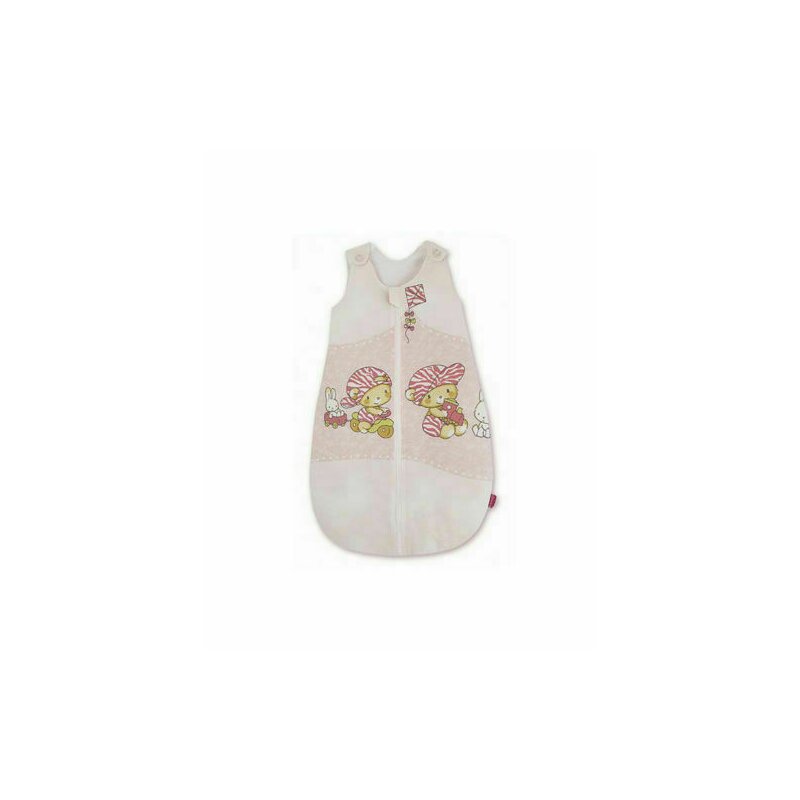 Kidsdecor - sac de dormit fara maneci hai la joaca 70 cm din bumbac, 70x30 cm, 3-9 luni, tog 0.5, roz