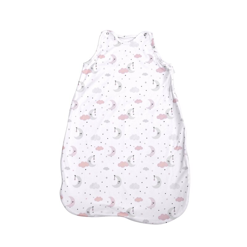 Lorelli - Sac de dormit, primavara/vara, pentru copii cu inaltimea maxima de 85 cm, Pink Moons & Stars