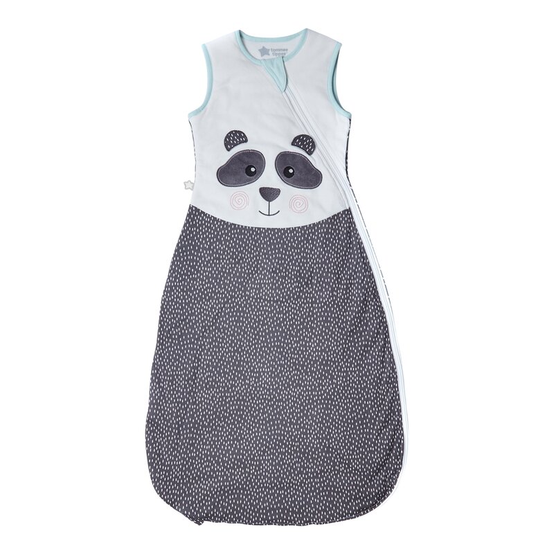 Tommee tippee - sac de dormit fara maneci ursulet panda din bumbac, 6-18 luni, tog 1.0