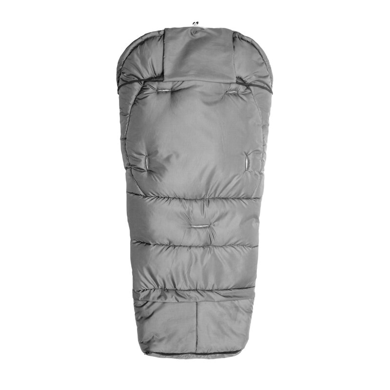 Sensillo - sac termic de iarna, 3 in 1, interior din lana oaie, 100x45 cm, gri
