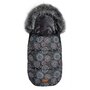 Sac de iarna Sensillo OLAF Fleece 100x45 cm Negru/Rozete - 1
