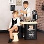 Salon coafura pentru copii Smoby Barber Shop, Barber and Cut negru - 8