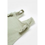 Salopeta de vara cu pantaloni lungi din muselina, BabyCosy, 100% bumbac organic, verde (Marime: 12-18 Luni) - 7