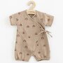 Salopeta, New Baby, De vara, Cu maneca scurta, Din muselina, Din 100% bumbac, Marime 68, 4-6 luni, Rainbow - 1