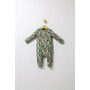 Salopeta pentru bebelusi de iarna Forest, Tongs baby, baietei (Culoare: Verde, Marime: 6-9 luni) - 5