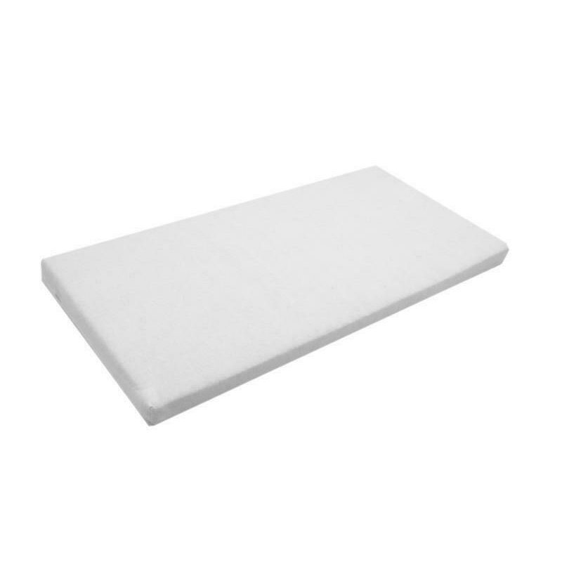 Mykids - saltea pentru patut basic din microfibra, 120x60 cm, 12 cm spuma, alb