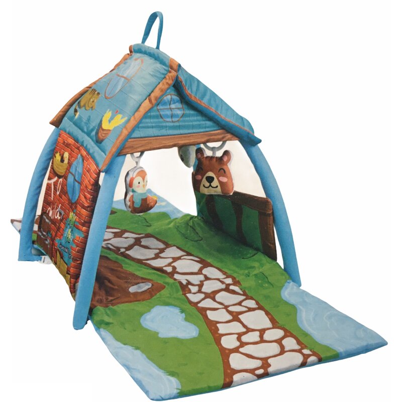 Lorelli - Salteluta interactiva Little House, 113x56 cm, Multicolor