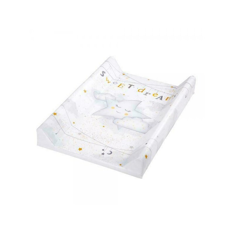 Klups - saltea de infasat bebe cu intaritura my star , 47x69,7 cm , yellow