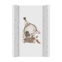 Saltea de infasat, Ceba Baby, Ultra Light, 50x70 cm, Atasabila la patut, Fara BPA, 0 luni+, Clown Bunny