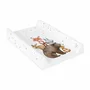 Saltea de infasat, Ceba Baby, Ultra Light, 50x70 cm, Cu intaritura, Pentru comode, masute de infasat si patuturi, Fara BPA, 0 luni+, Forest Friends - 2