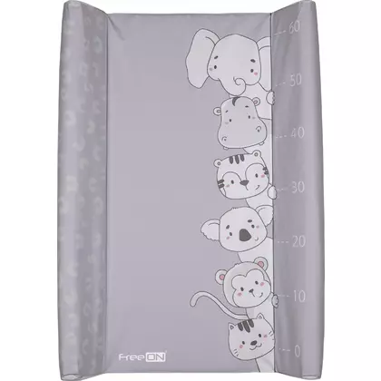 Saltea de infasat, FreeON, cu taliometru, Soft, 70 x 50 cm, Animals