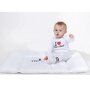 Saltea de infasat, New Baby, 50x70, Atasabila la patut, Fara substante nocive, 0 luni+, I love mum and dad - 5