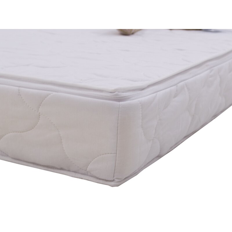 Mykids - saltea pentru patut mydreams ii din bumbac, 127x63 cm, 10 cm cocos-spuma-cocos, alb