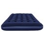 Saltea gonflabila, Bestway, Dubla, Cu pompa inclusa, Cu o parte din catifea, 191x132x22 cm, 3 ani+, Albastru - 6