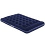 Saltea gonflabila, Bestway, Dubla, Cu pompa inclusa, Cu o parte din catifea, 191x132x22 cm, 3 ani+, Albastru - 1