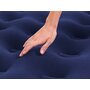 Saltea gonflabila, Bestway, Dubla, Cu pompa inclusa, Cu o parte din catifea, 191x132x22 cm, 3 ani+, Albastru - 8