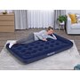 Saltea gonflabila, Bestway, Dubla, Cu pompa inclusa, Cu o parte din catifea, 191x132x22 cm, 3 ani+, Albastru - 9