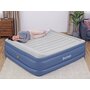 Saltea gonflabila, Bestway, Dubla, Cu pompa inclusa, Cu o parte din catifea, Pana in 300 kg, 203x193x56 cm, 3 ani+, Albastru - 10