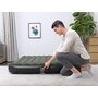 Saltea gonflabila, Bestway, Queen, Pentru 2 persoane, Cu pompa inclusa, Cu o parte din catifea, 203 x 152 x 25 cm, 3 ani+, Verde - 7