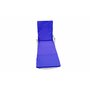 Saltea cu spumă poliuretanică Somnart 60x190, înălțime 4.5 cm, pentru șezlong, doua segmente, husă impermeabilă, culoare bleumarin - 9
