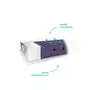 Saltea pentru copii, fata dubla, fermitate diferita, Spuma PUR HR antibacteriana si strat extra de spuma confortabila, Husa 360, Tencel cu fibre de viscoza si ioni de argint antibacteriana, 140x70x10 - 1