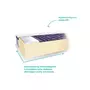 Saltea pentru copii, fata dubla, fermitate diferita, Spuma PUR HR antibacteriana si strat extra de spuma confortabila, Husa 360, Tencel cu fibre de viscoza si ioni de argint antibacteriana, 140x70x10 - 3