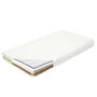 Saltea pentru patut, New Baby, Classy, 120x60x11 cm, Cu Aloe Vera, Compozitie Hrisca-Spuma-Cocos, Hipoalergenica si antibacteriana, Cu husa detasabila, Alb - 1