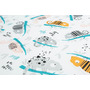 Saltea pliabila, Sensillo, Cameleon, Cu husa detasabila, Din spuma, 120x60x5 cm, 0 luni+, Multicolor - 7