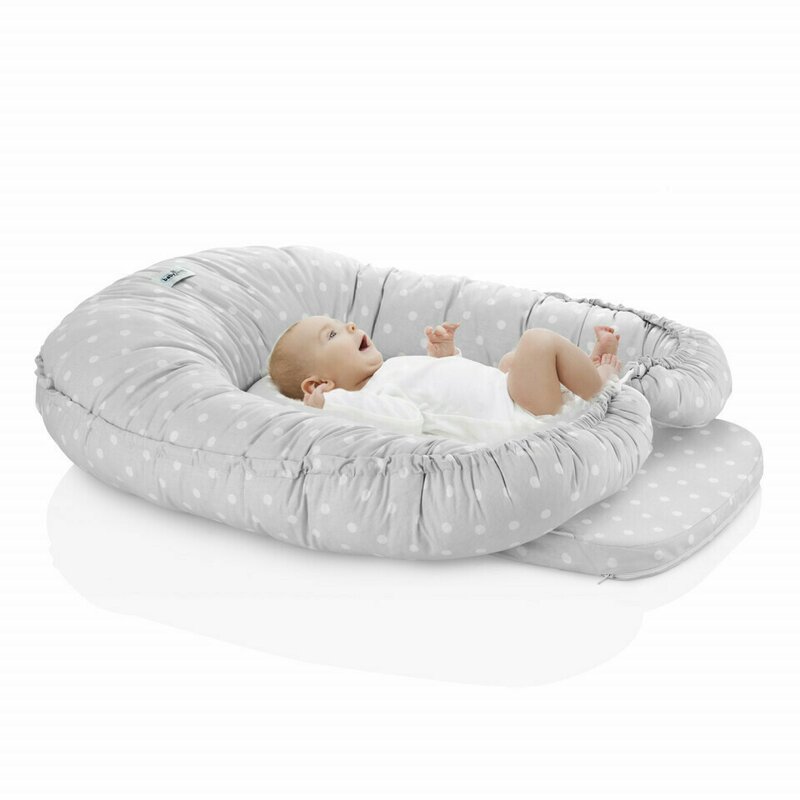 BabyNest/ Saltea reductor 5 in 1 BabyJem Cushion (Culoare: Bleu)