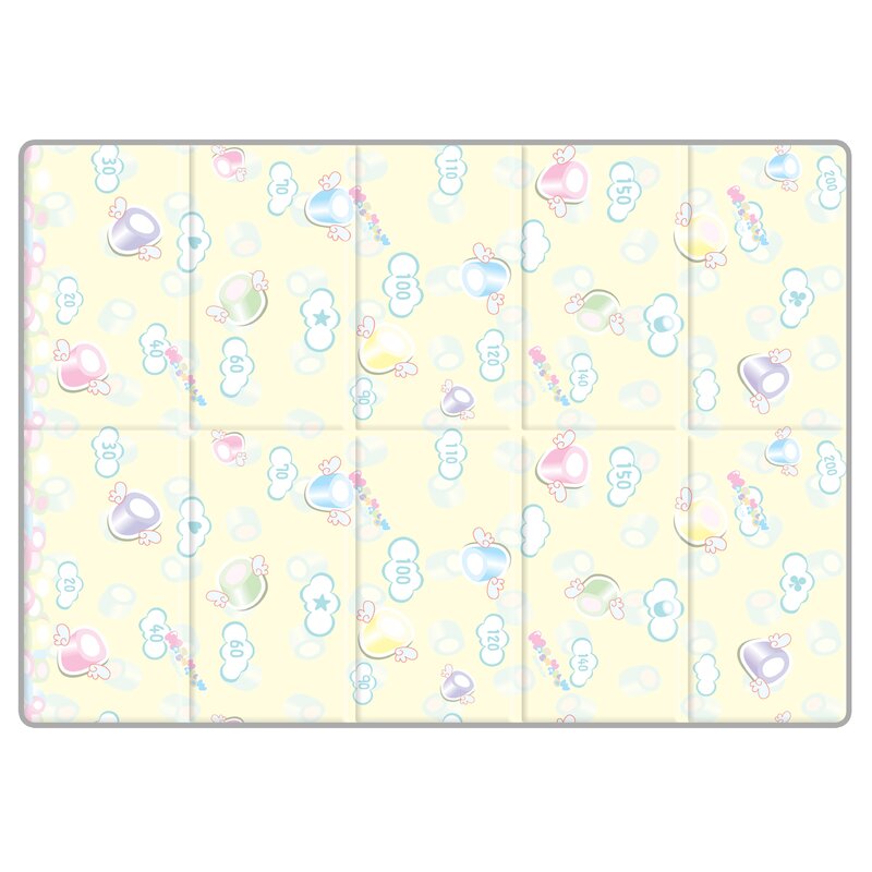 Sobble - Covoras de joaca Marshmallow Dream Pliabila, Eco-friendly, 200x140 cm, Multicolor