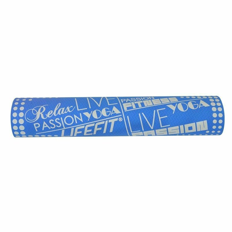 Dhs - saltea yoga tpe 183x61x0.4 albastru