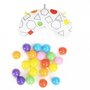 Salteluta de joaca cu 20 bile si jucarii Ecotoys CC8741 - Multicolora - 5