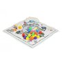 Salteluta de joaca tip cort cu 20 de bile colorate si jucarii Ecotoys CC8734 - Gri - 5