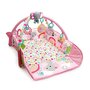 Salteluta interactiva, Bright Starts, 5 in 1, Cu arcada jucarii detasabila si bile, 5 moduri de joaca, 111x100x46 cm, 0 luni+, Roz - 6