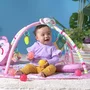 Salteluta interactiva, Bright Starts, 5 in 1, Cu arcada jucarii detasabila si bile, 5 moduri de joaca, 111x100x46 cm, 0 luni+, Roz - 11