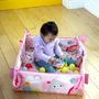 Salteluta interactiva, Bright Starts, 5 in 1, Cu arcada jucarii detasabila si bile, 5 moduri de joaca, 111x100x46 cm, 0 luni+, Roz - 13